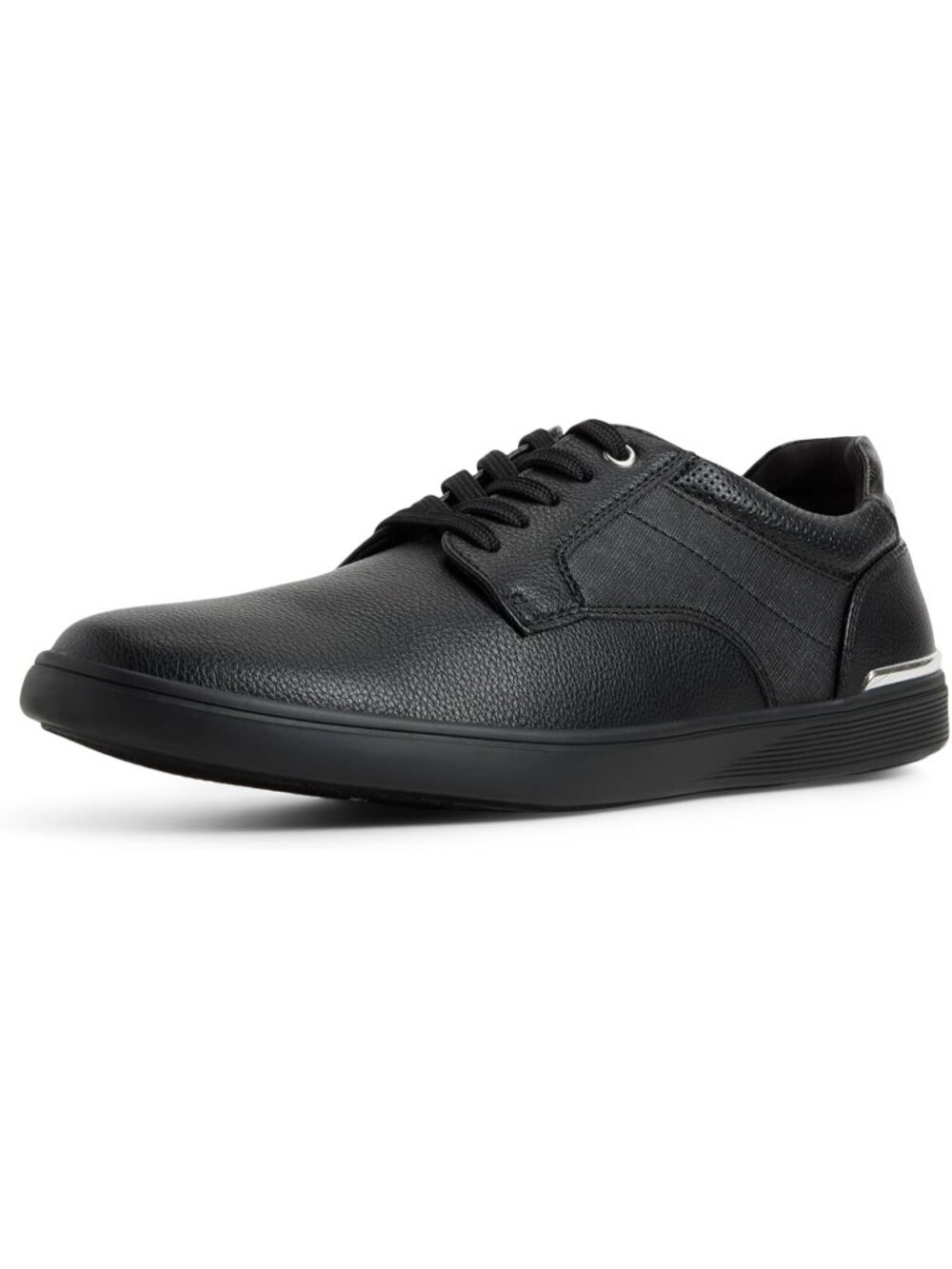 Aldo Men's Black Black Round Toe Randolph Casual Hybrid Lace Up Walking Sneakers